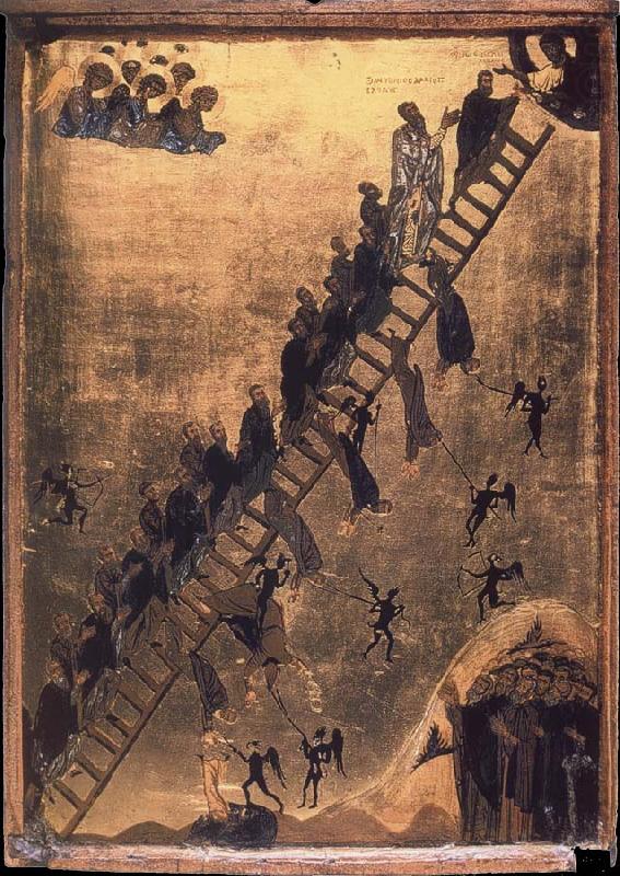 unknow artist The Spiritual Ladder of Saint John Climacus china oil painting image